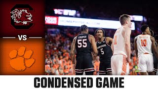 South Carolina vs Clemson Game Highlights  202324 ACC Mens Basketball [upl. by Hephzipa343]