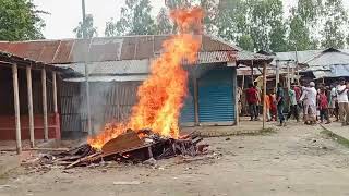 পার্টি অফিসে ভয়াবহ অগ্নিকাণ্ড  লালমনিরহাটের সেরা খবর  লালমনিরহাট নিউস  আজকের বাংলা খবর [upl. by Nylekcaj]