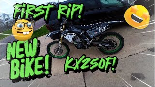 New Bike 2007 kx250f big bore First Rip [upl. by Liew]