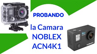 Probamos la Cámara de Acción Noblex ACN4K1PL [upl. by Graehl606]