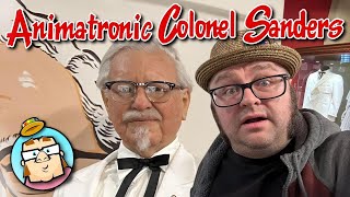 Animatronic Colonel Sanders at Colonel Sanders Museum  Kentucky Derby Museum  Louisville KY [upl. by Epilihp597]