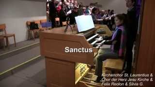 L Vierne  Solemn Mass op 16  Sanctus  Chor amp Silvia G [upl. by Eirual]