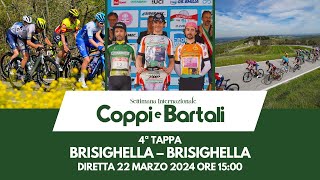 Settimana Internazionale Coppi e Bartali 2024  4ª tappa  Brisighella – Brisighella [upl. by Aehcim]