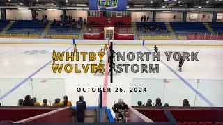 20241026 Whitby Wolves U15B vs North York Storm [upl. by Rahs215]