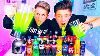 FIZZIEST DRINK IN THE WORLD CHALLENGE With Morgz GONE WRONG Coke Sprite RedBull amp MORE [upl. by Kasey528]