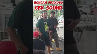 Bondan Prakoso cek sound [upl. by Daloris]