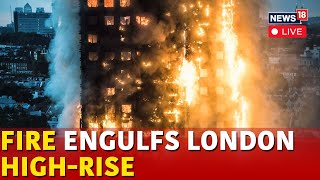 London High Rise Fire LIVE  Two Taken To Hospital As Fire Engulfs  London News LIVE  N18G [upl. by Glaser724]