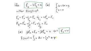 Differentialkalkyl flerdim del 8  kedjeregeln partiell differentialekvation [upl. by Coco]