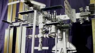 1100 scale model of International Space Station ISS 2012 configuration [upl. by Nobile]