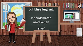 Rekenen  Inhoudsmaten omrekenen  Juf Elise legt uit [upl. by Davies273]