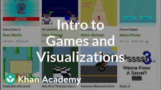 Intro to Games and Visualizations  Computer programming  Khan Academy [upl. by Acnaib]