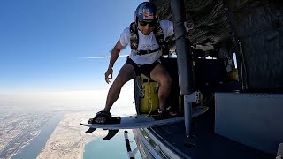 Sebastian Alvarez entre dans lhistoire en faisant du skysurf à Abu Dhabi [upl. by Georgie539]