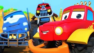 We Are The Monster Trucks  Monster Truck Dan  Car Cartoons For Babies by Kids Channel [upl. by Nolat]