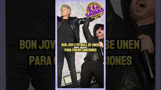 BON JOVI Y PITBULL SE UNEN PARA CREAR CANCIONES [upl. by Ecyrb]