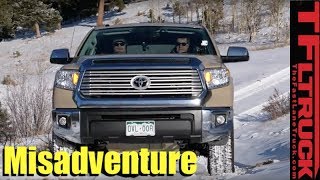 Can The Toyota Tundra TRD OffRoad Make It Up a Snowy Cliffhanger [upl. by Jenica]