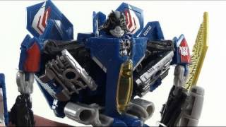 Video Review of the Transformers 3 Dark of the Moon DOTM  Deluxe Class Thundercracker [upl. by Zilada]