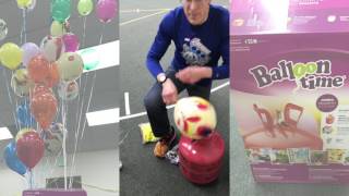 Balloon Time Unboxing and Review Jumbo Helium Tank How To Use [upl. by Tteraj]