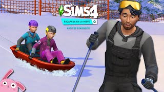 VAMOS A LA NIEVE ❄ LOS SIMS 4 ESCAPADA EN LA NIEVE [upl. by Aldredge]