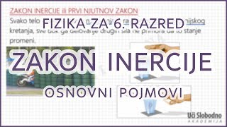 Zakon inercije  Fizika za 6 razred [upl. by Anetsirk]