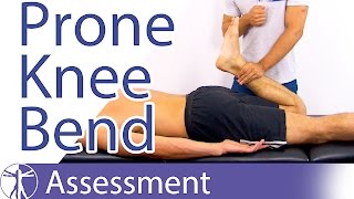 Reversed Lasègue or Prone Knee Bending Test [upl. by Bethezel]