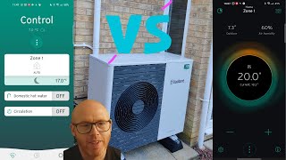 sensoAPP vs myVAILLANT App Comparison for Vaillant Arotherm Plus Heat Pump Control [upl. by Erwin]