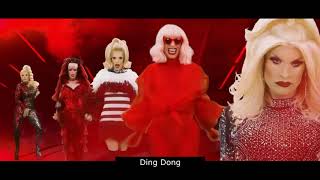 Katya  Ding DongfeatTrixie Mattel  English lyrics with phonetic Russian [upl. by Yuu]