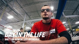 Day in the Life UTI Automotive amp Diesel Tech Student Britton Bowen  Universal Technical Institute [upl. by Paik830]