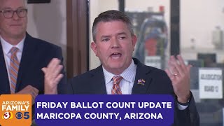 WATCH Ballot counting progress update from Maricopa County Arizona [upl. by Patsy]