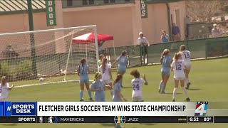 History made for Fletcher girls soccer team [upl. by Ferris380]