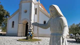 Fátima Lugares donde se apareció el Ángel la Virgen y visita a todo el Santuario [upl. by Ardnaiek]