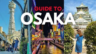 The ULTIMATE 24 Hours in OSAKA  Dotonbori Osaka Castle amp More [upl. by Amihc]