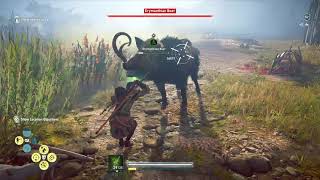 Assassins Creed Odyssey Erymanthian Boar Boss Fight [upl. by Ollecram]