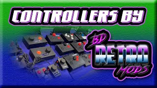 Ultimate BD Retro Mods Custom Controllers for Classic Video Game Consoles [upl. by Yaras]