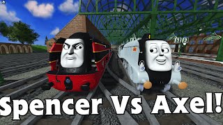 Roblox Sodor Online Spencer Raced Axel [upl. by Assenar]