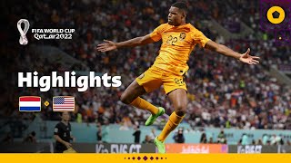 Dutch score THREE  Netherlands v USA  Round of 16  FIFA World Cup Qatar 2022 [upl. by Gavini]