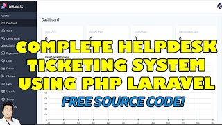 Complete Helpdesk Ticketing System using PHP Laravel and MySQL  Free Source Code Download [upl. by Denbrook]