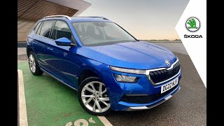 2022 SKODA Kamiq 10 TSI 109ps SE L Executive SUV  Race Blue  9437 miles  DG22 MJV [upl. by Erbas647]