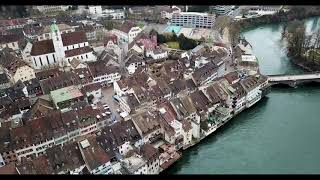 Rheinfelden  Aargau Switzerland in 4K Rhein Switzerland ç‘žå£« [upl. by Perrins880]