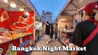 🇹🇭 Bangkok Night Market Open Up Till Midnight l Indy Daokanong Market 4K HDR [upl. by Bottali]