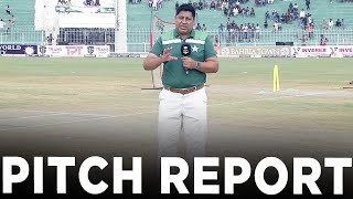 Pitch Report  UMT Markhors vs Allied Bank Stallions  M 4  Bahria Town Champions Cup 2024  M9A1K [upl. by Laden]