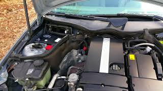 Mercedes C230 INLINE 4 Supercharged Engine Bay [upl. by Willette]