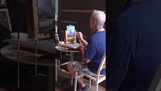 Day 2 Plein air painting on a cruise ship [upl. by Meehyr]