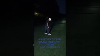 VALLEY GOLF HOLE 2 510am golf golfswing taylormade bini [upl. by Branch124]