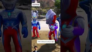 ULTRAMAN Ultraman Tiểu Zero nỗ lực cứu cha funny shorts ultraman [upl. by Ahsaetan]