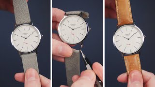 How To Change A Watch Strap  Quick amp Easy Tutorial For Different Strap Types [upl. by Amrac]