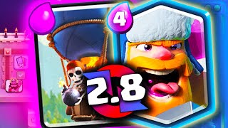 ¡¡MAZO 28 ULTRA CICLO DE GLOBO LEÑADOR en CLASH ROYALE [upl. by Marice]