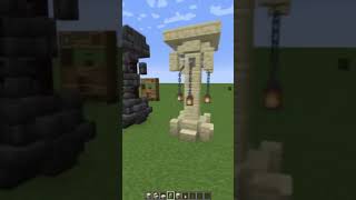 Sandstone Pillar minecraft minecraftbuildingtutorial gaming minecraftbuildingguide [upl. by Nalyt267]