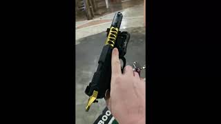 AAP01 Airsoft Gold Match Custom  Acetech BIFROST Rainbow Tracer full auto feeding test [upl. by Brandea]