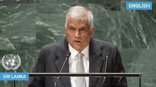 🇱🇰 Sri Lanka  President Addresses United Nations General Debate 78th Session  UNGA [upl. by Yelir]