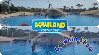 Dolphin Show  Aqualand Costa Adeje  Tenerife [upl. by Bucky]